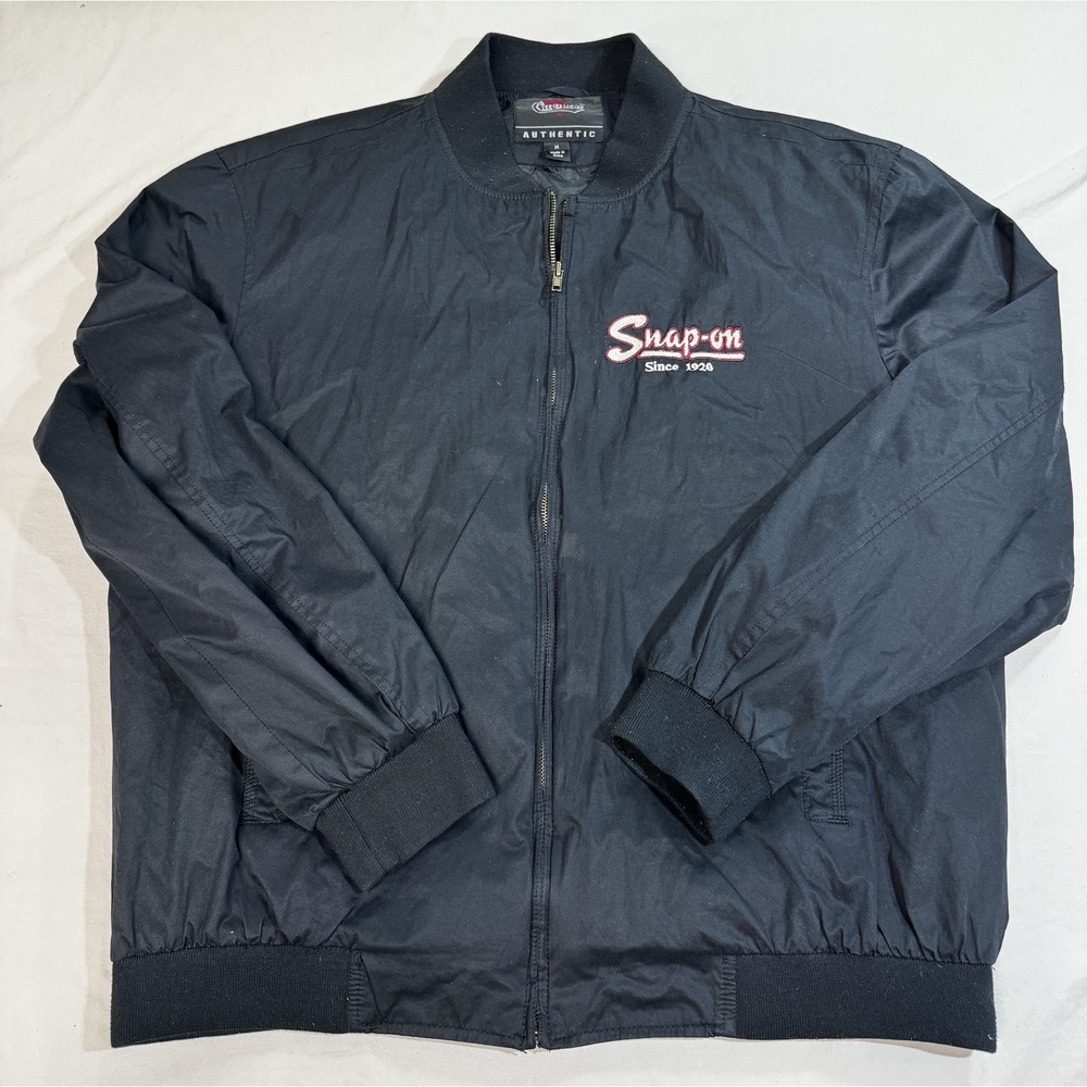 Snap On Tools Jacket Mens M Black Choko Bomber Embroidered Since 1920 Utility